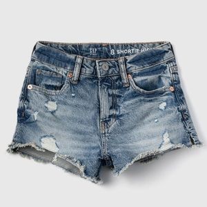 Never Been Worn! Kids High Rise Shortie Shorts with Washwell